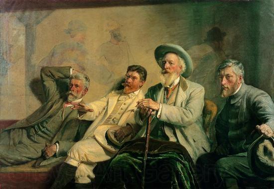 Michael Ancher Art Judges Spain oil painting art